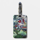 ベジタリアンクラブが火曜日の午後にここで会う ラゲッジタグ (裏面縦)