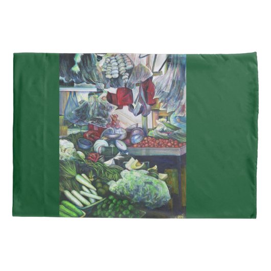 ベジタリアンクラブが火曜日の午後にここで会う 枕カバー (裏面)