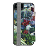 ベジタリアンクラブが火曜日の午後にここで会う INCIPIO iPhoneウォレットケース (フォリオ裏面)