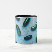 ベジタリアンクールグリーンフレッシュキュウリ マグカップ (中央)