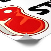 ベジタリアンステーキフル ポスター (角)