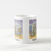 ベジタリアンゾンビは穀物、穀物、穀物を求めている！ コーヒーマグカップ (中央)