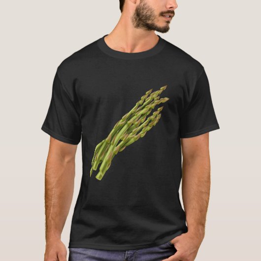 ベジタリアンハローウィンパーティアスパラガス衣装ビーガン Tシャツ (正面)