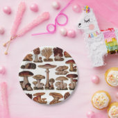 ベジタリアンヒバヴィンテージ ペーパープレート (パーティー)