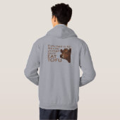 ベジタリアンビーガン肉豆腐 パーカ (裏面フル)