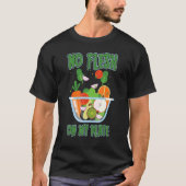 ベジタリアンビーガン野菜野菜フードレストラン Tシャツ (正面)