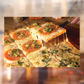 ベジタリアンピザスクエアピザショップ ウィンドウサイン (シート2)