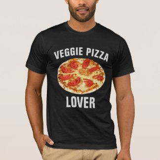 ベジタリアンピザ好きTシャツスウェットシャツ Tシャツ