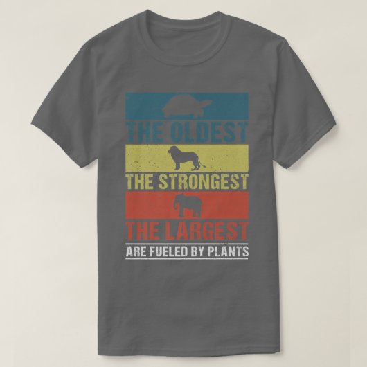 ベジタリアンミームビーガン植物動力ベジタリアン Tシャツ (デザイン正面)