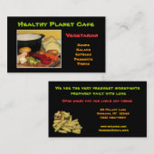 ベジタリアンレストラン 名刺 (正面/裏面)