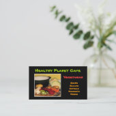 ベジタリアンレストラン 名刺 (スタンド正面)