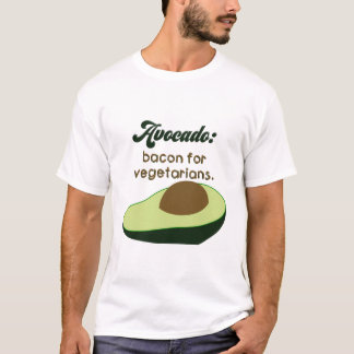 ベジタリアン向けのベーコン: アボカド Tシャツ