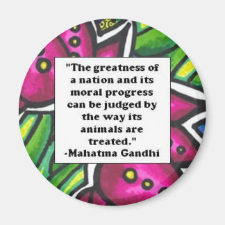 ベジタリアン引用文 マグネット