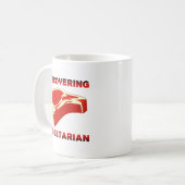 ベジタリアン復活記念面白マグカップ コーヒーマグカップ (正面左)