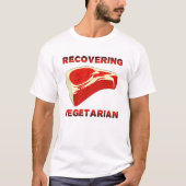 ベジタリアン復活記念Tシャツ 冗談Tシャツ Tシャツ (正面)