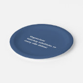 ベジタリアン感謝詩のブミニマルルー ペーパープレート (アングル)