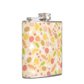 ベジタリアン料理パターン背景 フラスク (右)