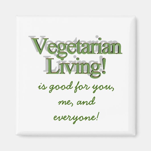 ベジタリアン生きろ！お前のためだ俺とイブ… マグネット (正面)