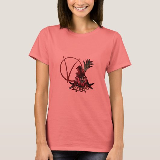 ベジタリアン用V Tシャツ (正面)
