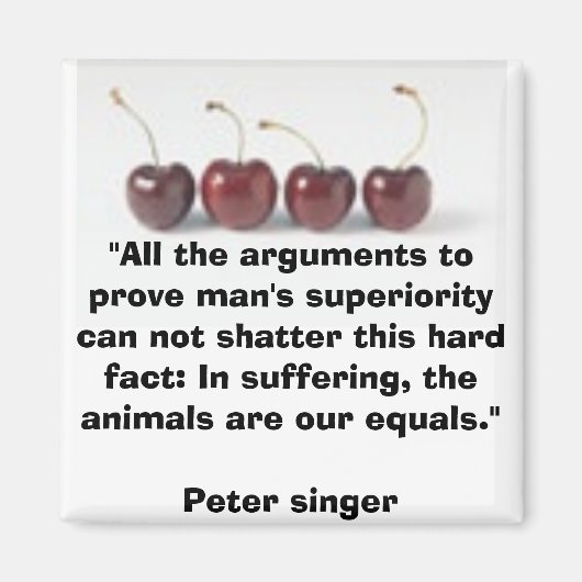 ベジタリアン磁石 マグネット (正面)