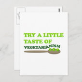 ベジタリアン豆 ポストカード (正面/裏面)