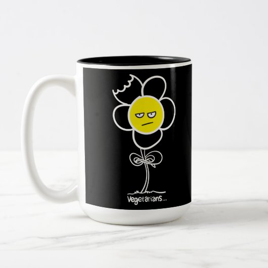 ベジタリアン... ツートーンマグカップ (左)