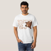 ベジタリアン、ビーガン Tシャツ (正面フル)