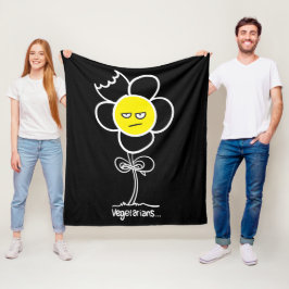 ベジタリアン... フリースブランケット