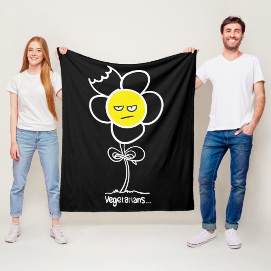 ベジタリアン... フリースブランケット (インサイチュ)