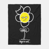 ベジタリアン... フリースブランケット (正面)
