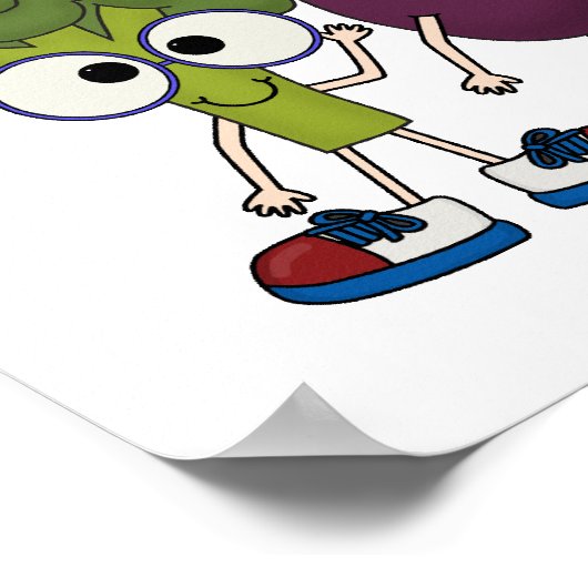 ベジタリアン ポスター (角)