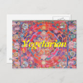 ベジタリアン ポストカード (正面/裏面)