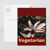 ベジタリアン ポストカード (正面/裏面)