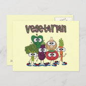 ベジタリアン ポストカード (正面/裏面)