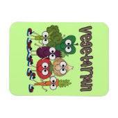 ベジタリアン マグネット (横)