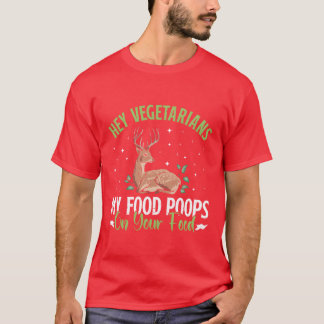 ベジタリアン+私の食べ物はあなたの食べ物を汚す+面白い友達 Tシャツ
