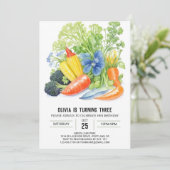 ベジデライト誕生日 招待状 (スタンド正面)