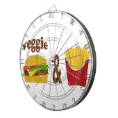 ベジバーガーとフライス ダーツボード (正面右)