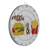 ベジバーガーとフライス ダーツボード (正面左)