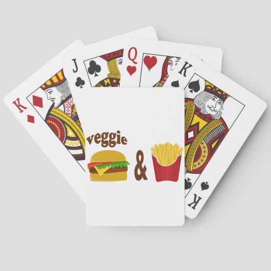 ベジバーガーとフライス トランプ (裏面)