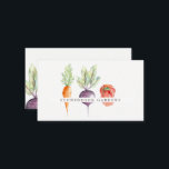 ベジパッチ水彩名刺 名刺<br><div class="desc">バイハニー&樺の木スタジオ</div>