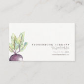 ベジパッチ水彩名刺 名刺 (裏面)