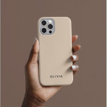 "ベジパーソナライズされたュアイホンのケースとカスタム iPhone 16 PROケース<br><div class="desc">このBeige iPhoneケースで毎日の必需品にエレガンスパーソナライズされたのtouchを追加する。柔らかいピンクの背景スタイリッシュとシックなフォントであなたの名前をカスタムするを搭載し、この電話ケースはあなたのスタイルを見せるのに最適でユニークある。美しいと耐久性の両方のために設計され、ファッショナブルな声明を作りながら、デバイスのための優れた保護を提供する。素晴らし誕生日や休日や大事な行事の思いやりある贈り物として。様々なiPhoneモデルと互換性があり、このカスタマイズ可能なケースは、愛し、ミニマルなデザインを持つ誰もが必要モダンなアクセサリである。</div>