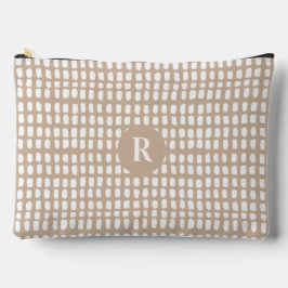 ベジパーソナライズされたュシンプル抽象芸術線パターン アクセサリーポーチ