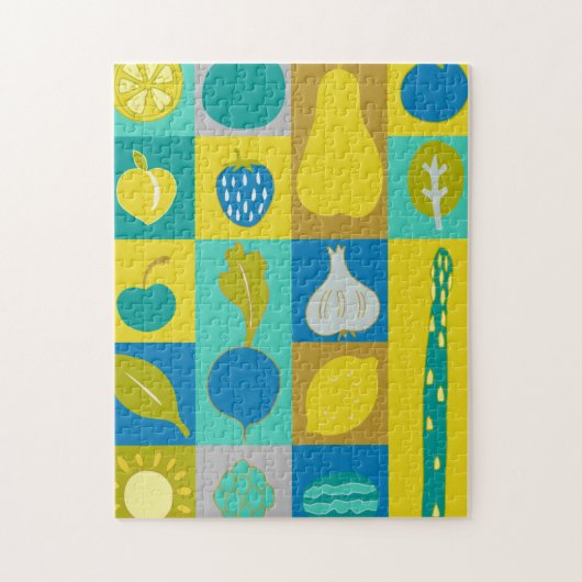 ベジブロックI ジグソーパズル (縦)