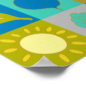 ベジブロックI ポスター (角)