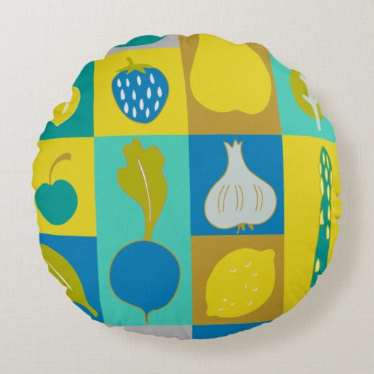 ベジブロックI ラウンドクッション (正面)