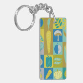 ベジブロックII キーホルダー (正面左)