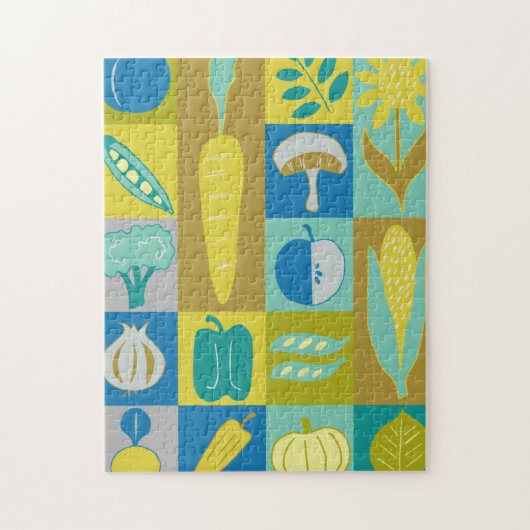 ベジブロックII ジグソーパズル (縦)