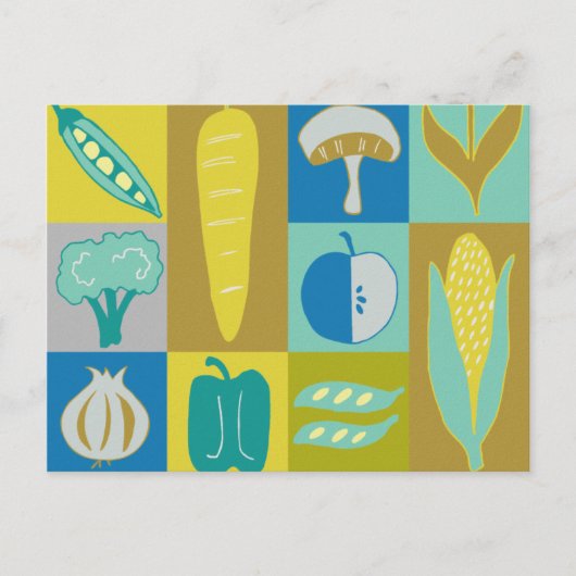 ベジブロックII ポストカード (正面)